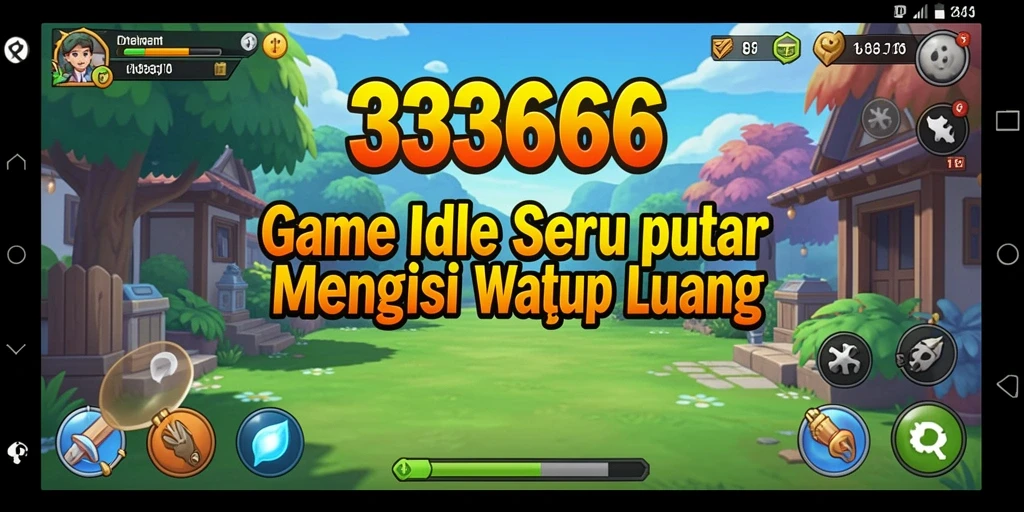 Screenshot utama 333666 menampilkan gameplay Idle yang menarik.
