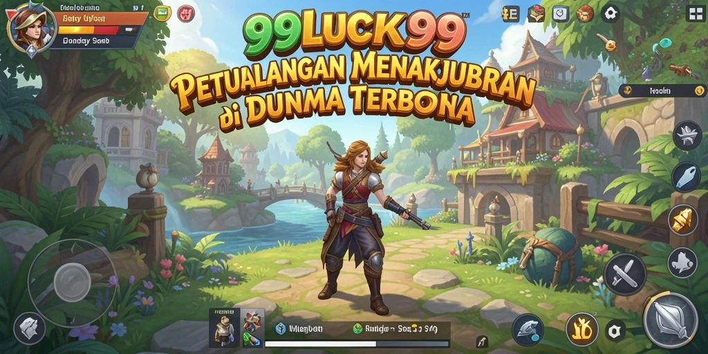 Screenshot gameplay Open World 99LUCK99 yang menampilkan petualangan seru.