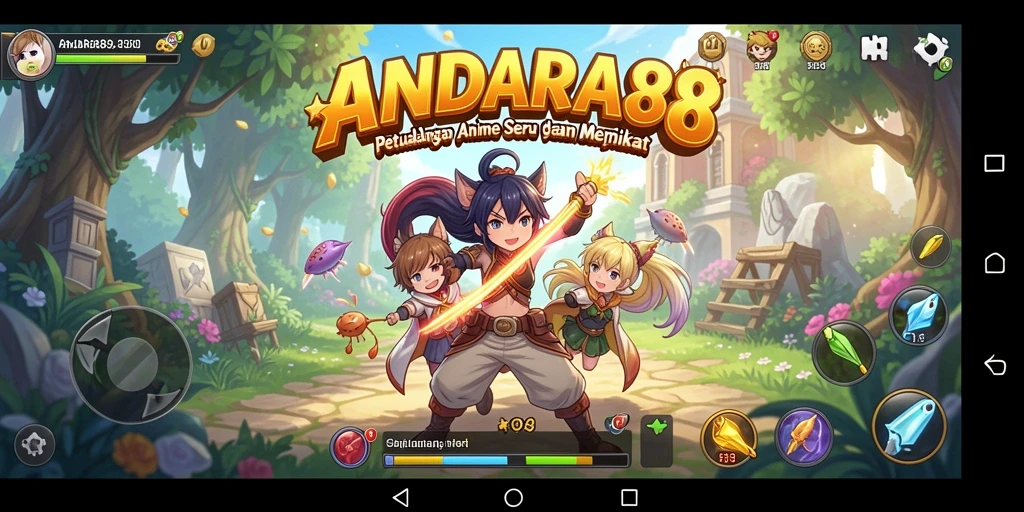 Gameplay ANDARA88 yang memukau dengan karakter anime menarik.