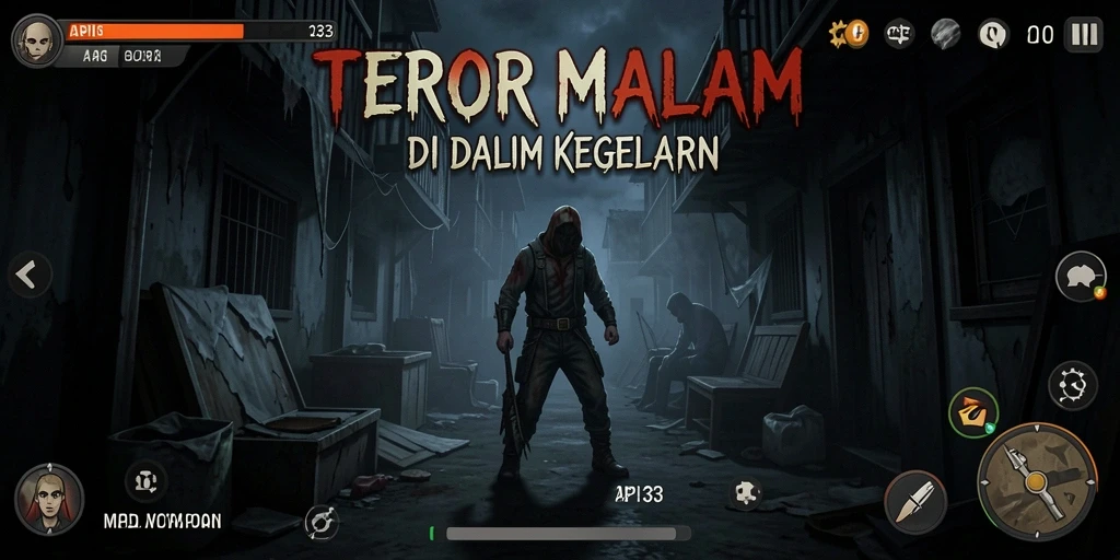 Gameplay mencekam dari API33 dengan suasana horor yang intens.