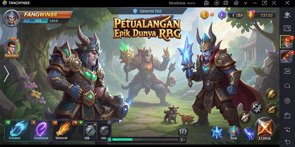 Gameplay seru dengan pertempuran tak terlupakan di FANGWIN88.