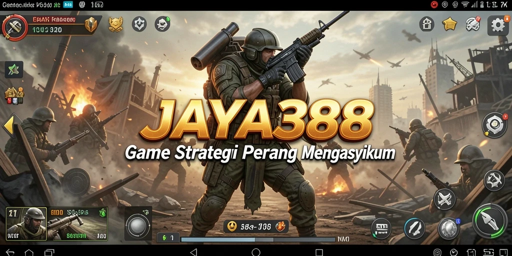 Skrenshot utama JAYA388 menampilkan aksi peperangan yang mendebarkan dalam game SLG.