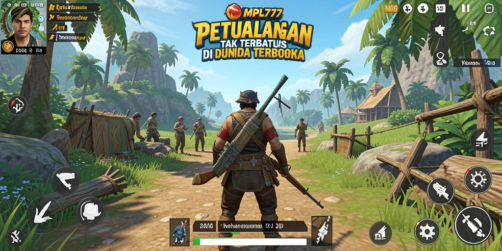 Tampilan gameplay seru MPL777 di dunia Open World yang luas.