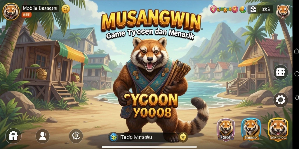 Tampilan screenshot gameplay <strong>MUSANGWIN</strong> yang menarik dan interaktif.