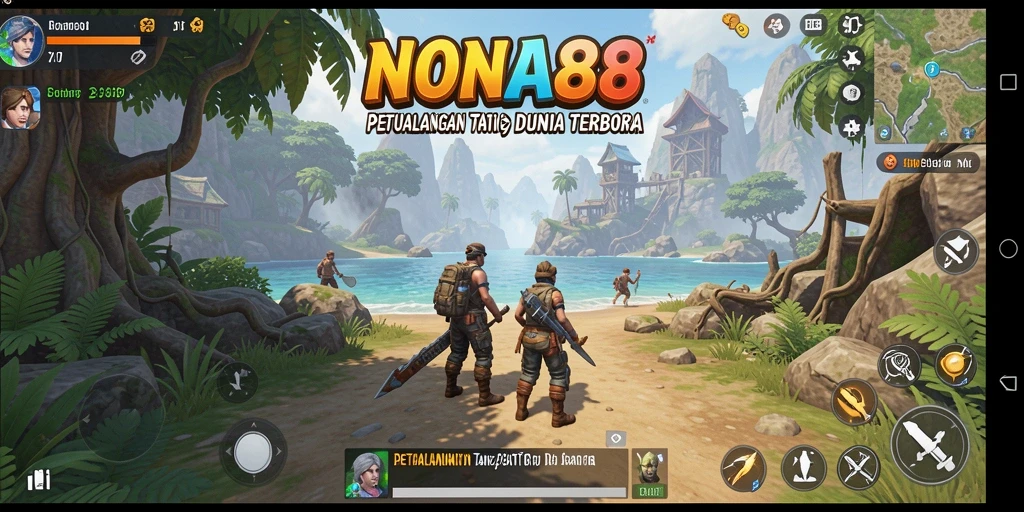 Tampilan gameplay <strong>NONA88</strong> yang menakjubkan dalam dunia terbuka