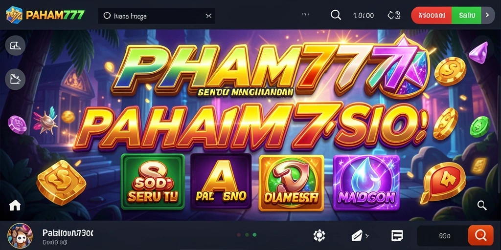 Tampilan gameplay menarik di PAHAM777 dengan grafis yang memukau.
