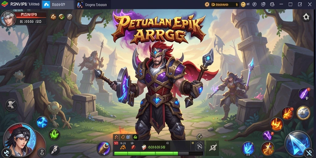 Tampilan gameplay ARPG yang seru dan kaya aksi.