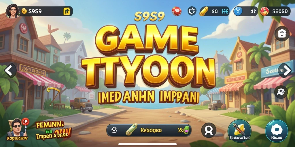 Screenshot gameplay S9S9 menampilkan keseruan membangun bisnis dengan berbagai pilihan dan strategi.