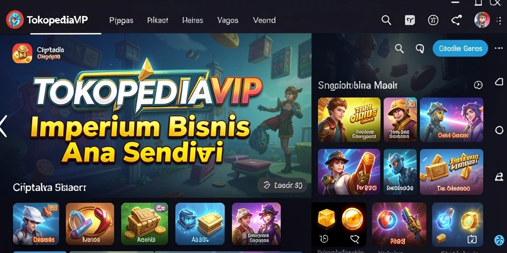 Screenshot menampilkan gameplay seru dari TOKOPEDIAVIP.